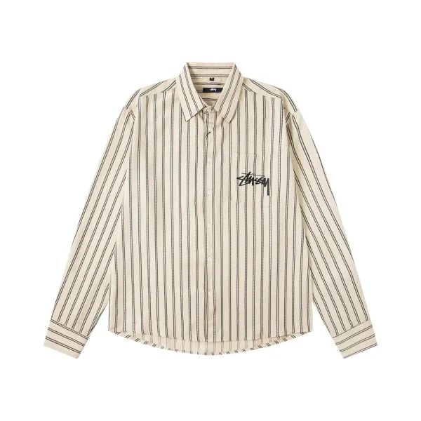 Stüssy Dice Print Shirt Beige Pink Shirt - 23
