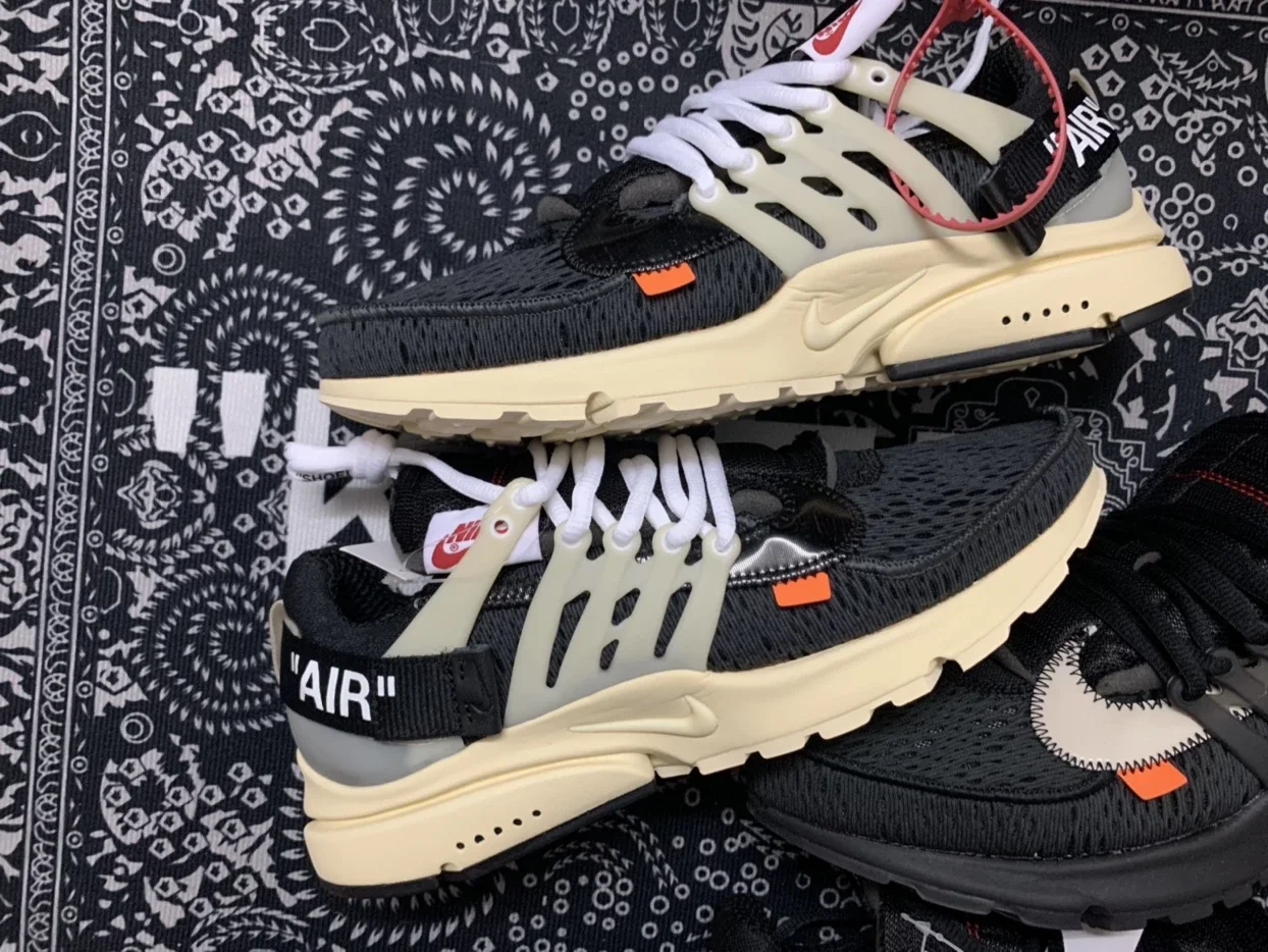 纯原公司级OFF-WHITE X NIKE AIR PRESTO THE TEN 解构袜子跑鞋AA3830-001