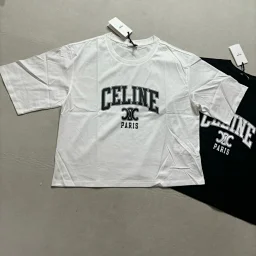 thumbnail for Monogram print crewneck short sleeves