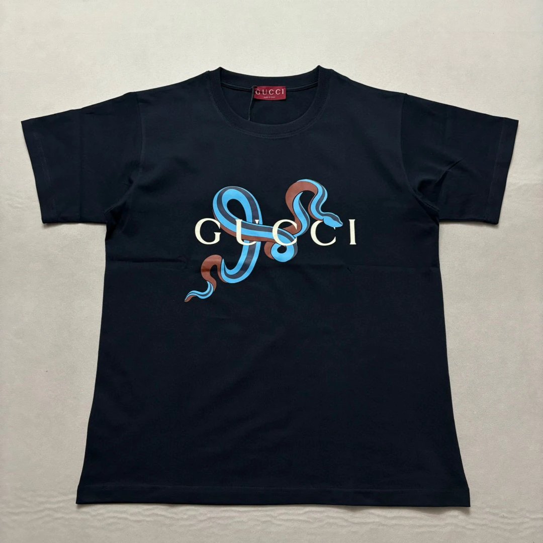 Year of the Snake Limited Edition Snake Print Crew Neck Short Sleeve T-Shirt