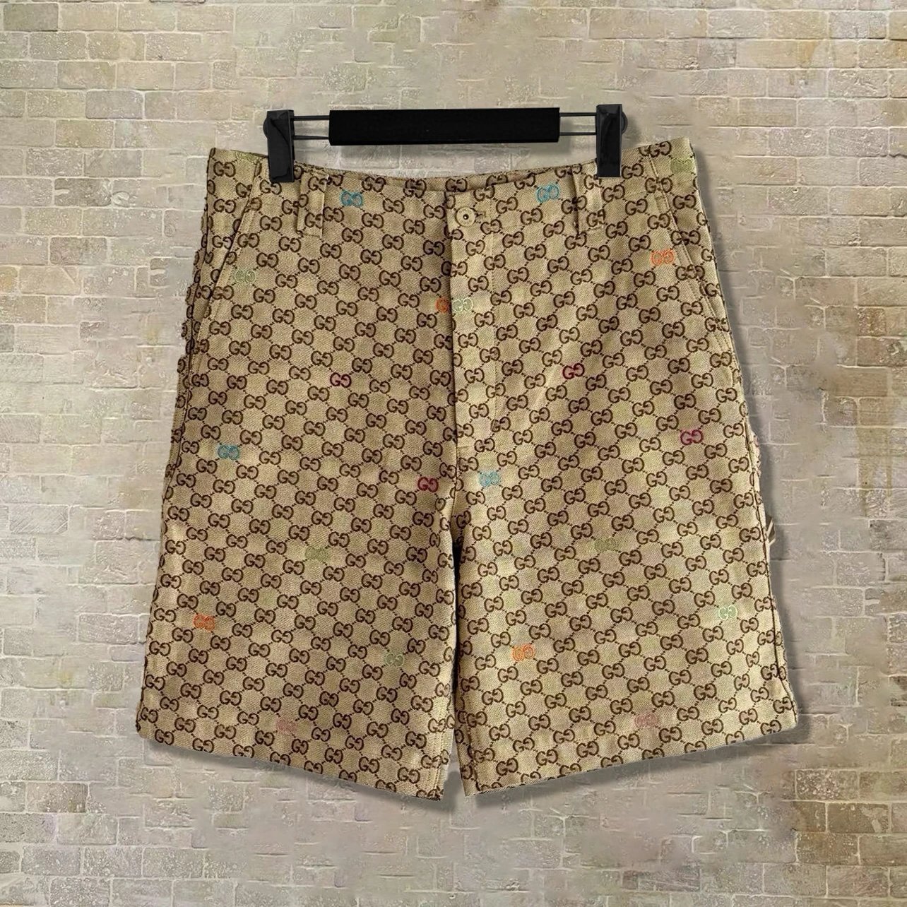Colorful Letter Print Shorts