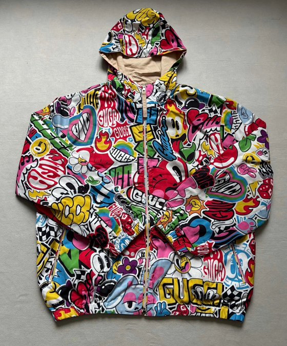 Capsule Collection Graffiti Reversible Jacket