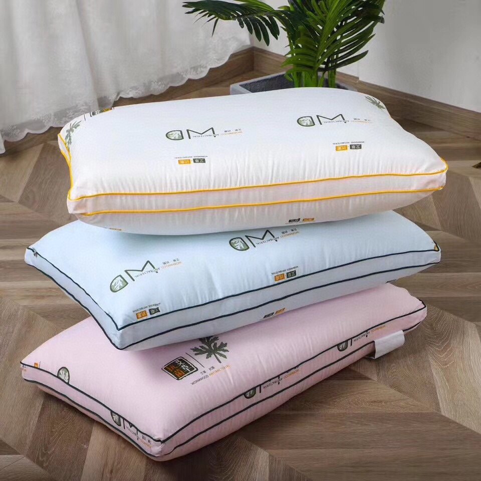 Mugwort-Infused Comfort Pillow, Single or Double Pair of Pillow Cores for Home, Soft & Breathable,
