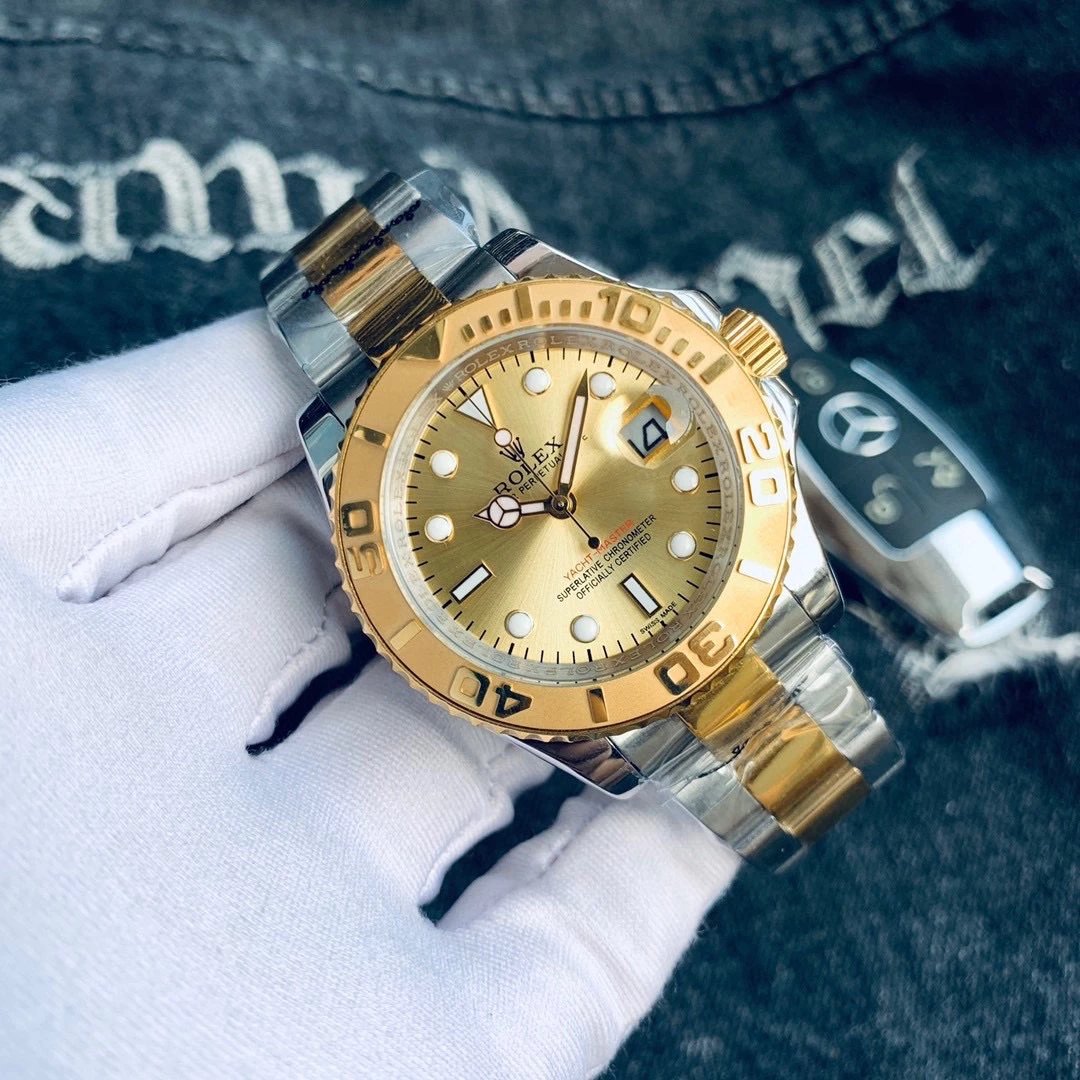 Steel Band Two-Tone Gold Dial