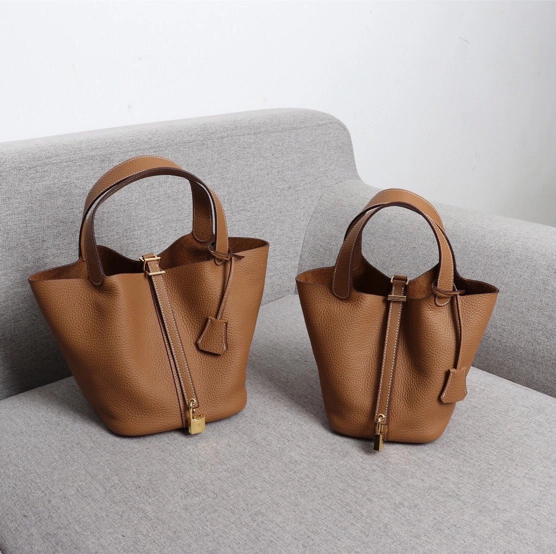 Gold Hardware Gold Brown Small