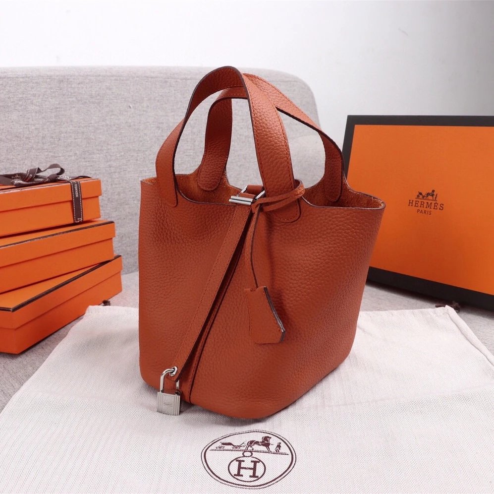 Orange Silver Hardware Small