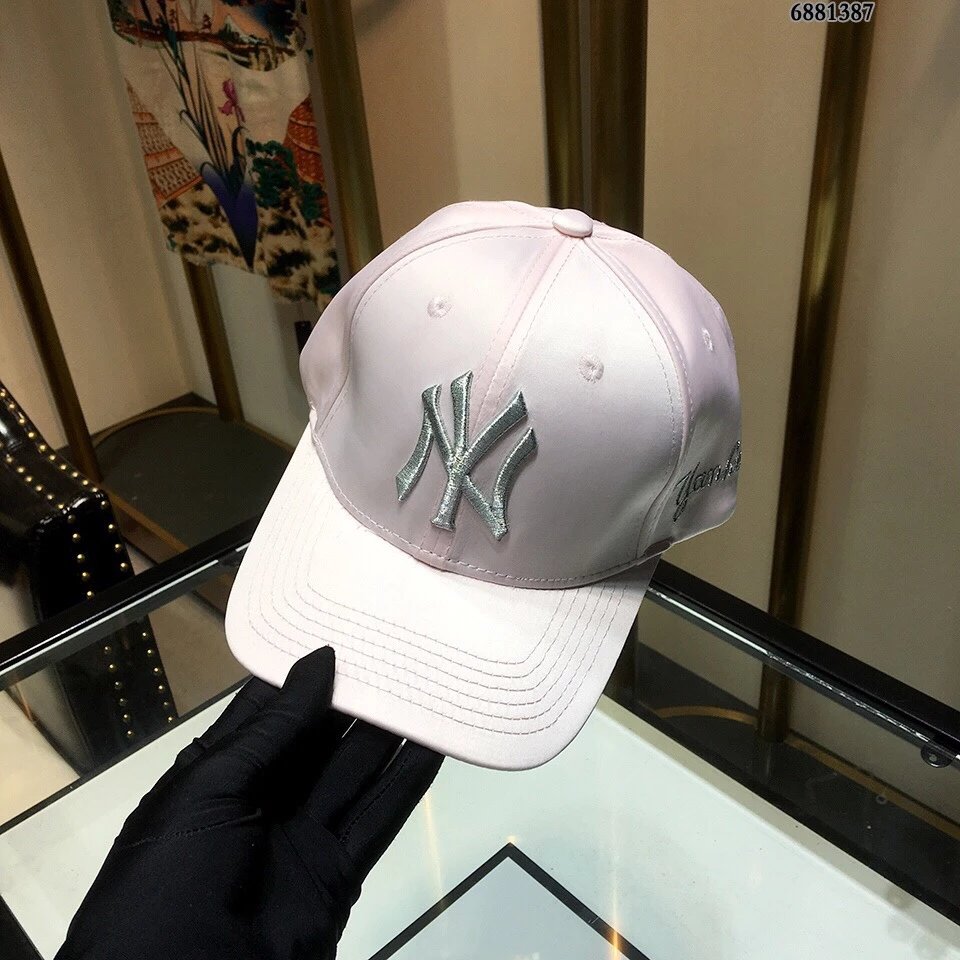 MLB棒球帽升级版代购级别 NY鸭舌帽来袭进口机器精致刺绣 帽子车线平整运动风弯檐帽高档男女侣款鸭舌帽可调节大小配包装