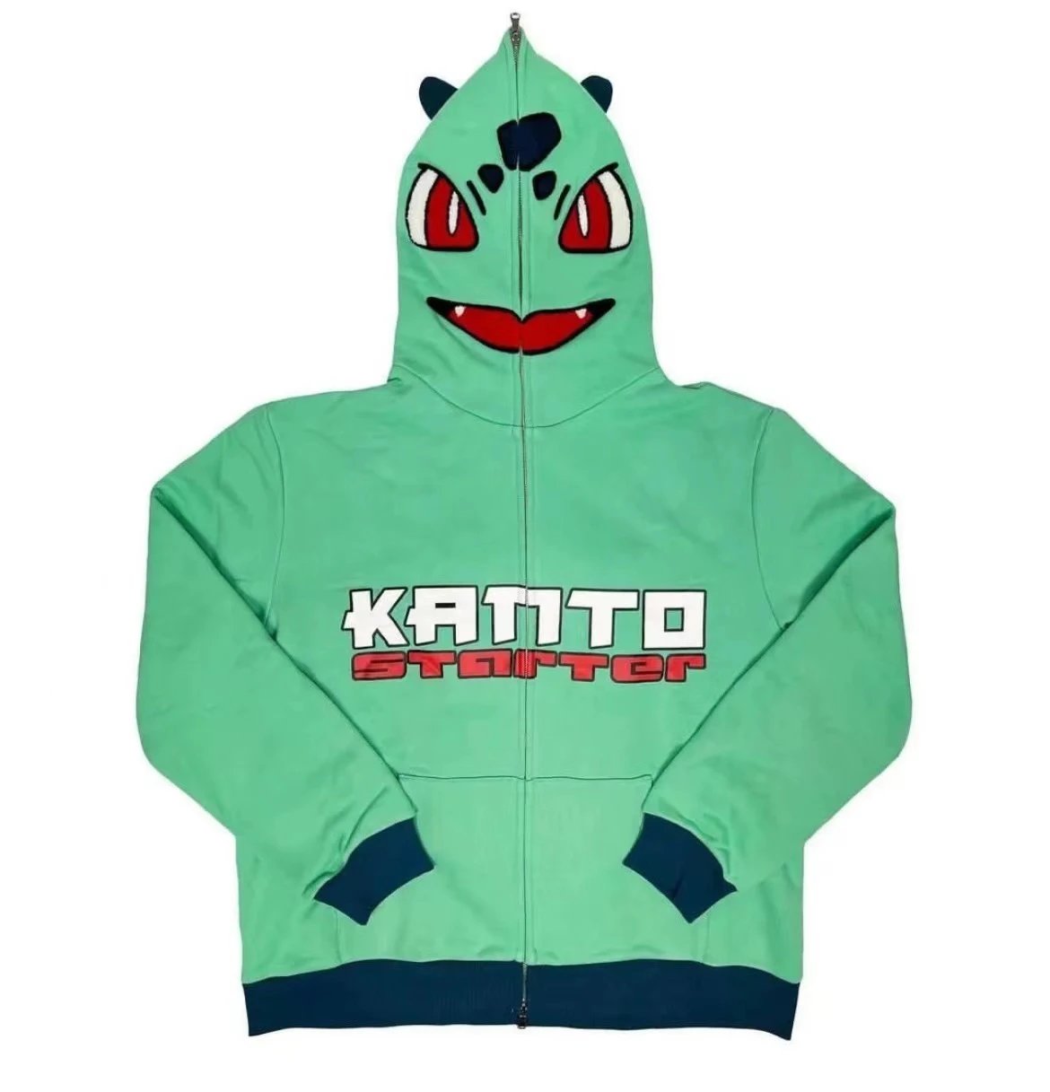 Kant star Gengar hoodie hip-hop street purple camouflage jacket