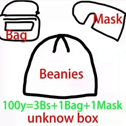 thumbnail for 100y=3beanies+1bag+1mask unknow box 福利