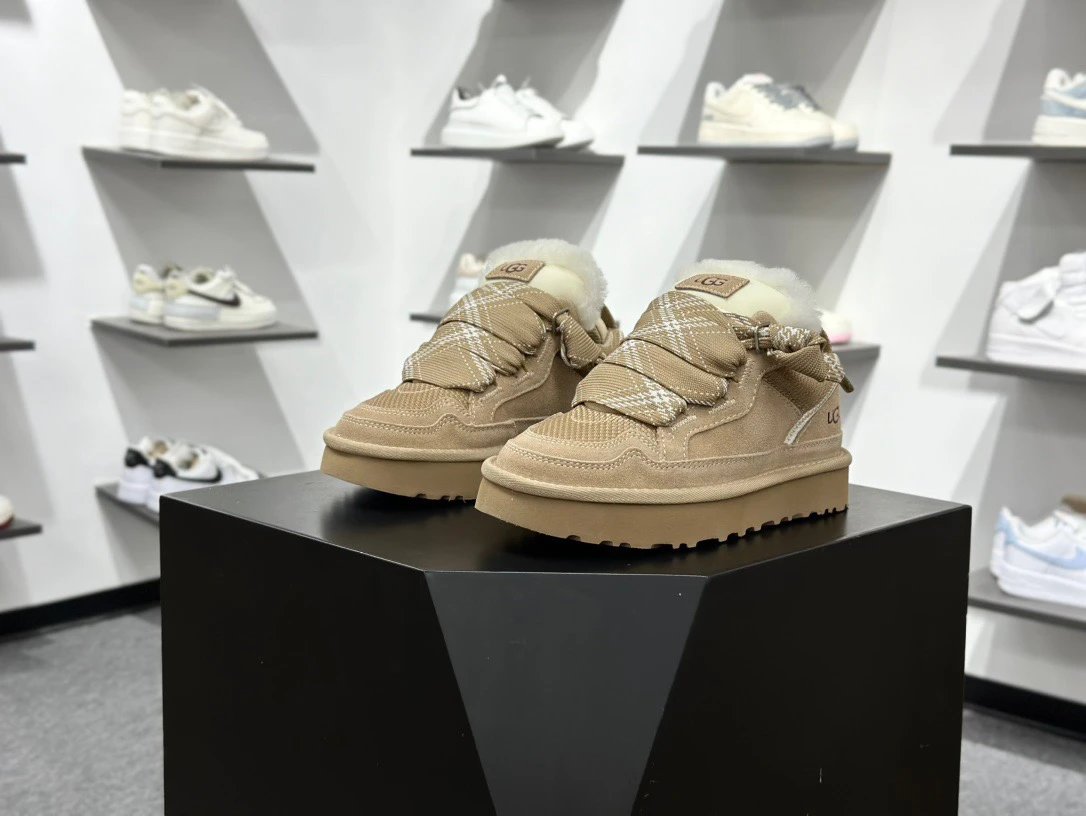 UGG Highmel 梅尔 粗鞋带款 低帮雪地靴 面包鞋