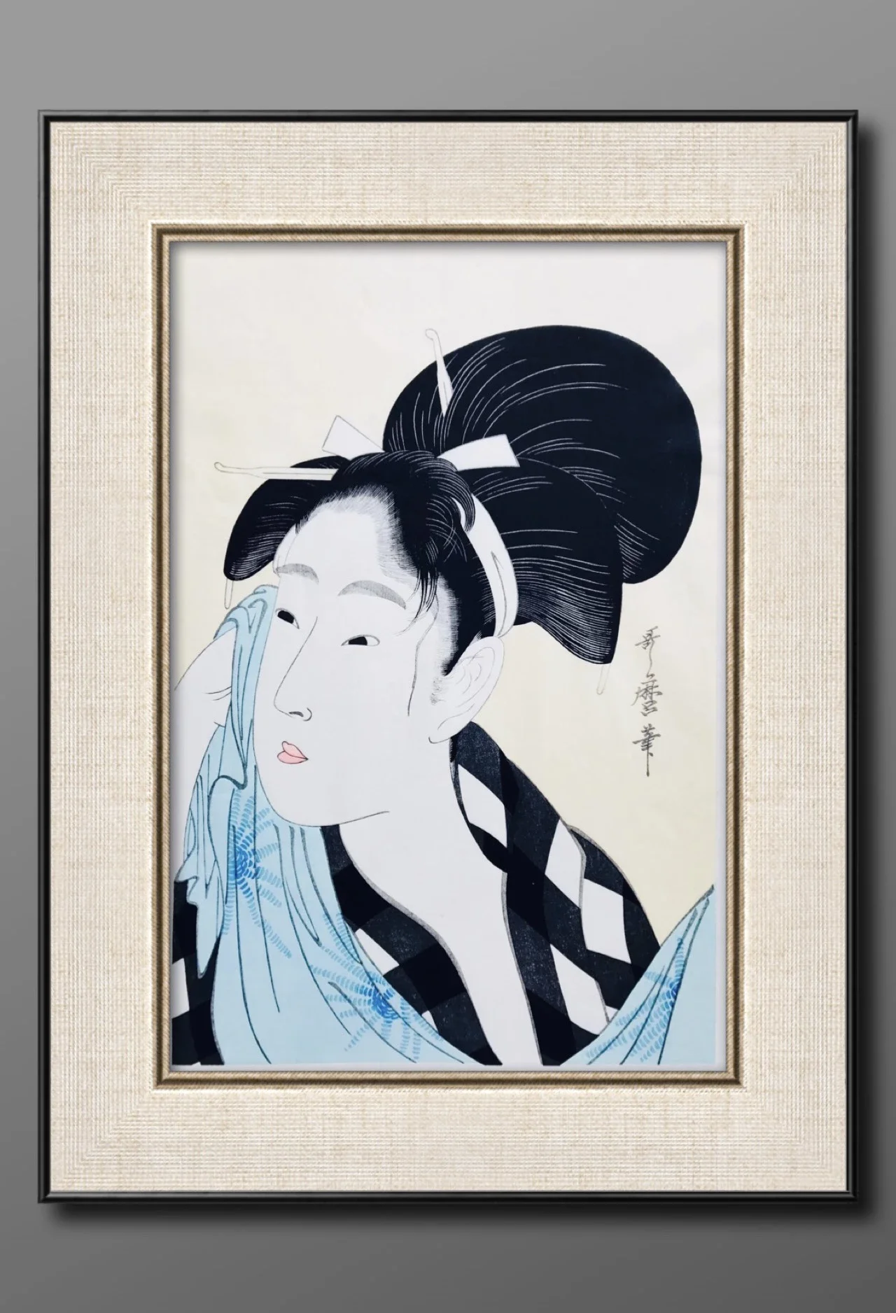前田俊幸、「葡萄と貝」、日本の画家、洋画、希少な額装用画集より、新品高級額装付 前田俊幸、「葡萄と貝」、日本の画家、洋画、希少な額装用画集
