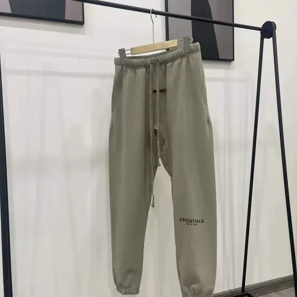 Fear of God Essentials Olive Green Sweatpants - 1