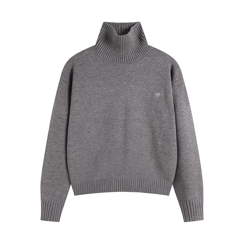 Acne Studios High-Neck Ribbed Sweater White - 3