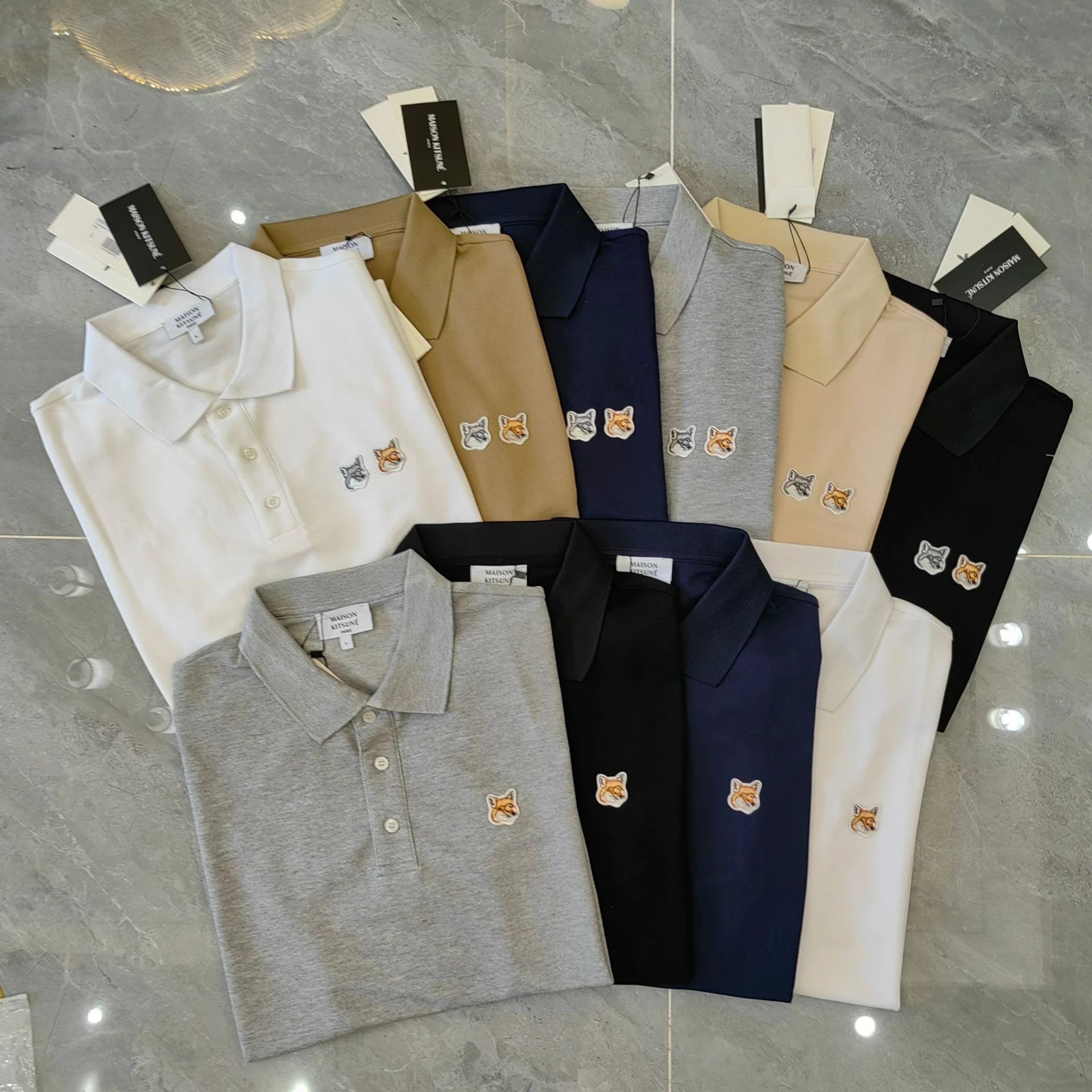 Maison Kitsuné Fox Embroidery 