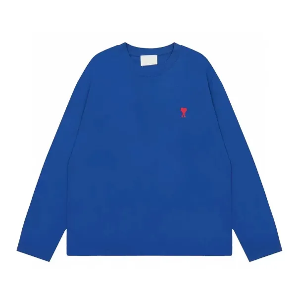 Comme des Garçons Play Heart Logo Long-Sleeve T-Shirt Blue - 1