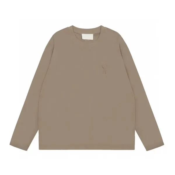 Comme des Garçons Play Heart Logo Long-Sleeve T-Shirt Beige - 1