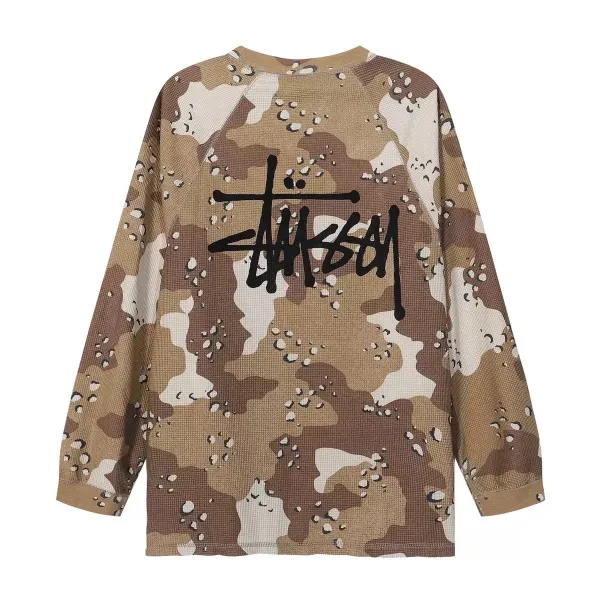 Stüssy Desert Camo Raglan Long-Sleeve Base-Layer - 1