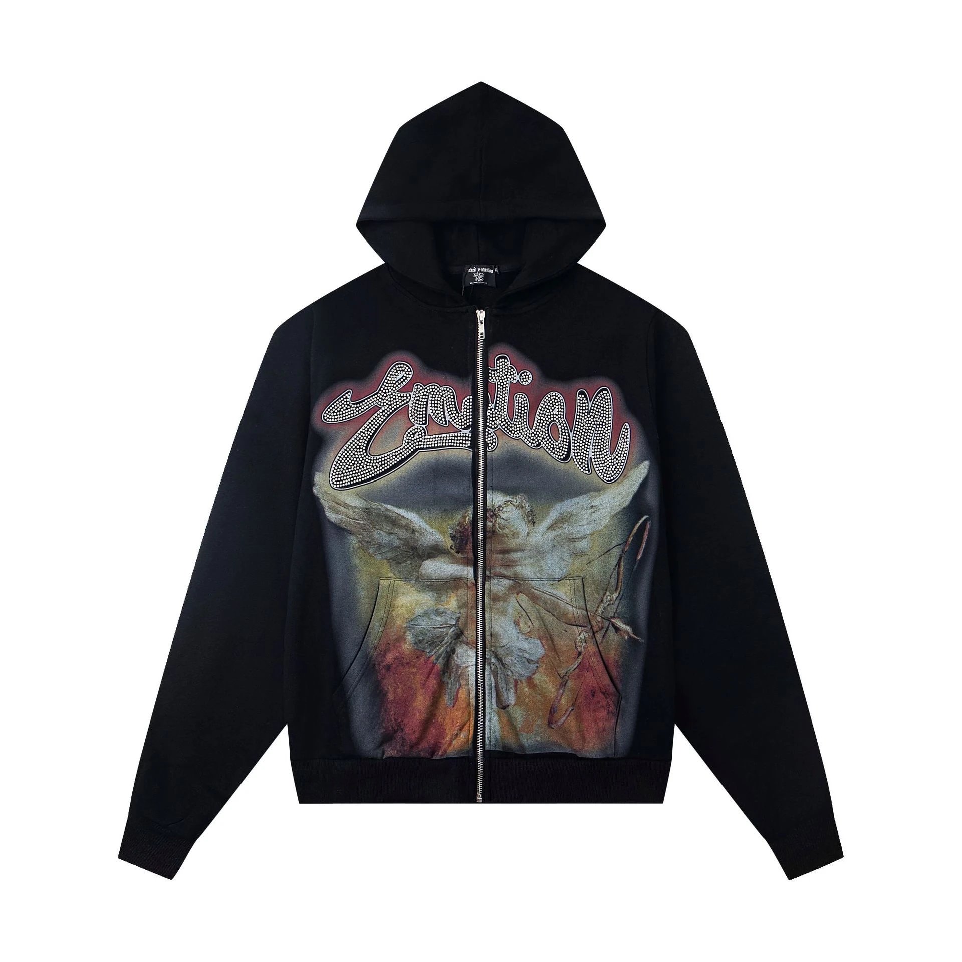 Mixed Emotion Hoodies & Sweatshirts Graphic Zip-Up Hoodie — 23