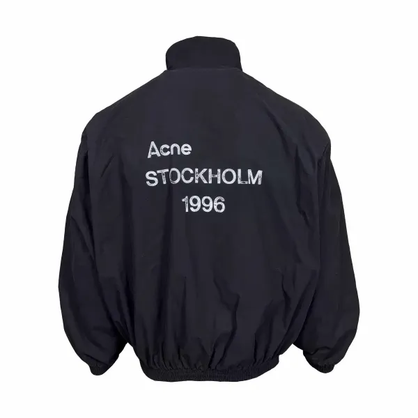 Acne Studios Stockholm 1996 Windbreaker Black Jacket - 3