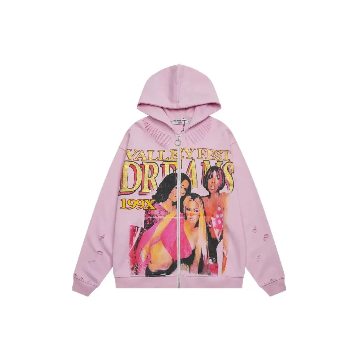 VD pink hoodie（L size）