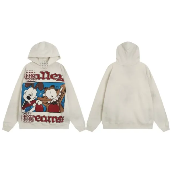 Garfield x Valley Teams Off-White Hoodie Beige - 1