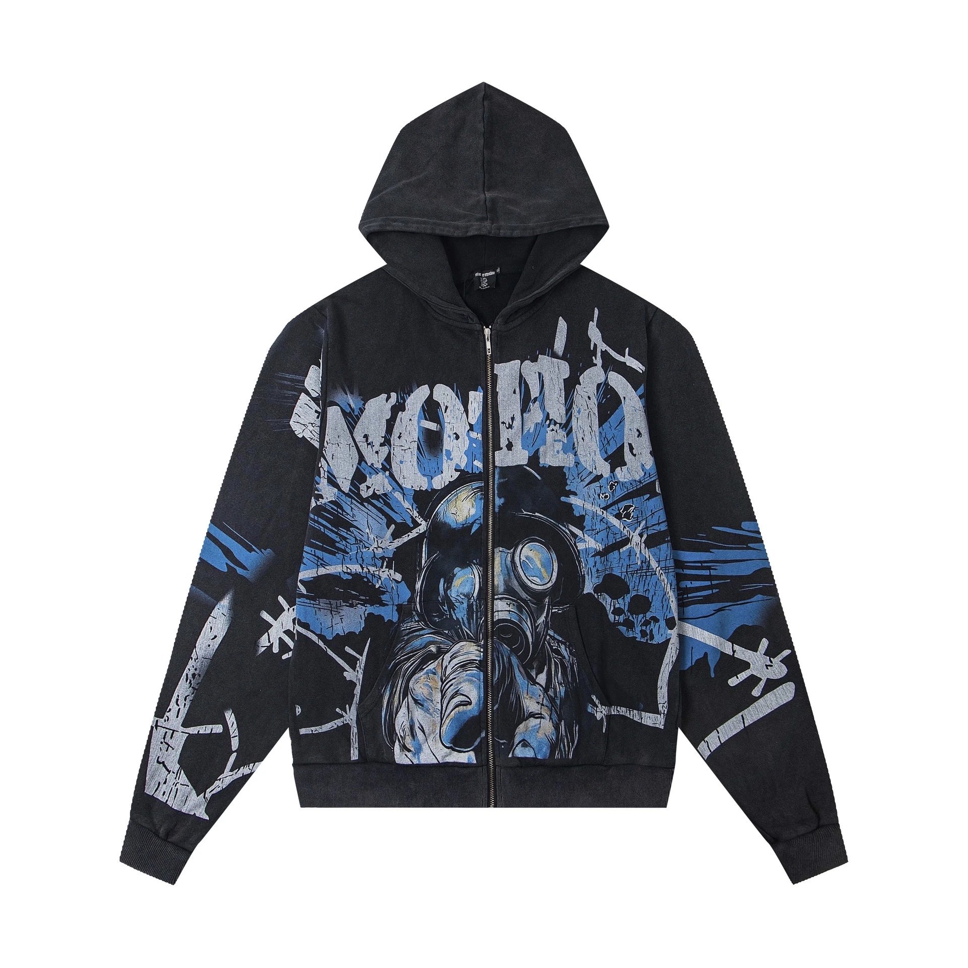 Mixed Emotion Hoodies & Sweatshirts Graphic Zip-Up Hoodie — 4