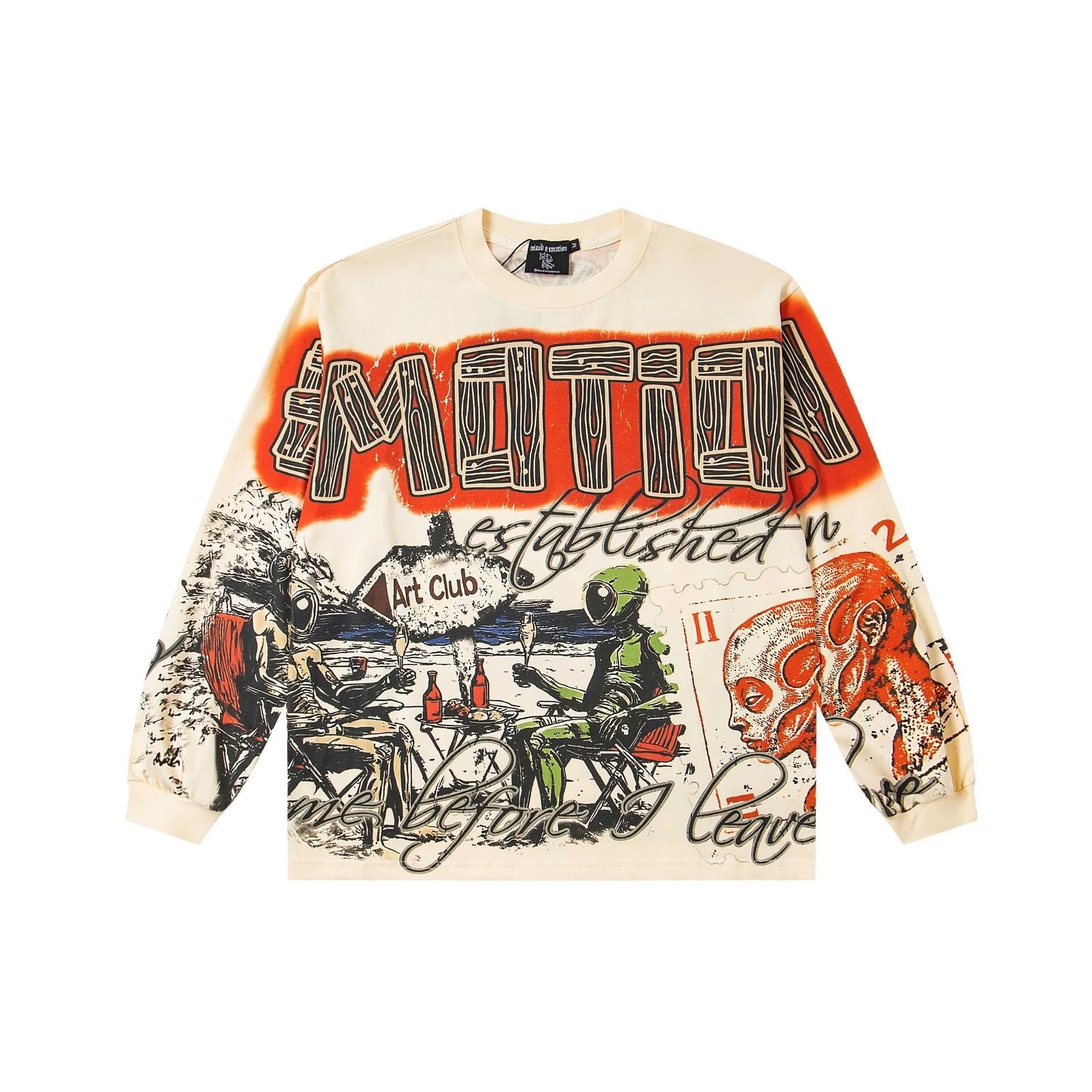 Mixed Emotion Hoodies & Sweatshirts Graphic Zip-Up Hoodie — 16