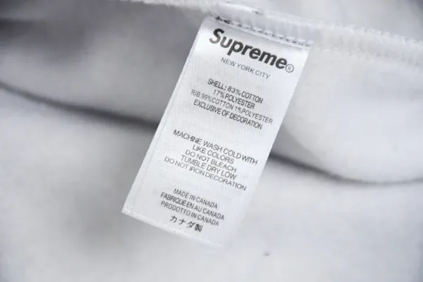 Supreme Leopard Box Logo Hoodie Gray - 10