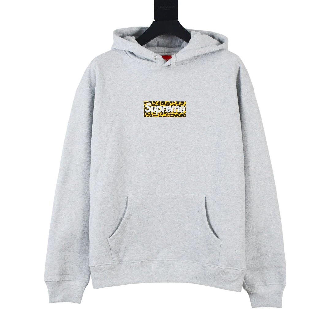 Supreme Leopard Box Logo Hoodi