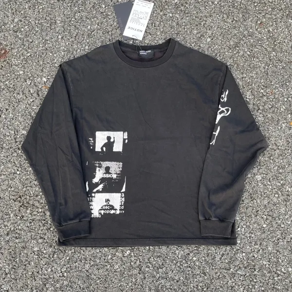 Dread Skies Session Black Long-Sleeve T-Shirt - 1