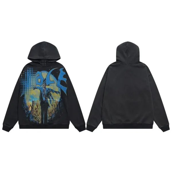 Wale x Unknown Artist Graphic Hoodie Black - 1