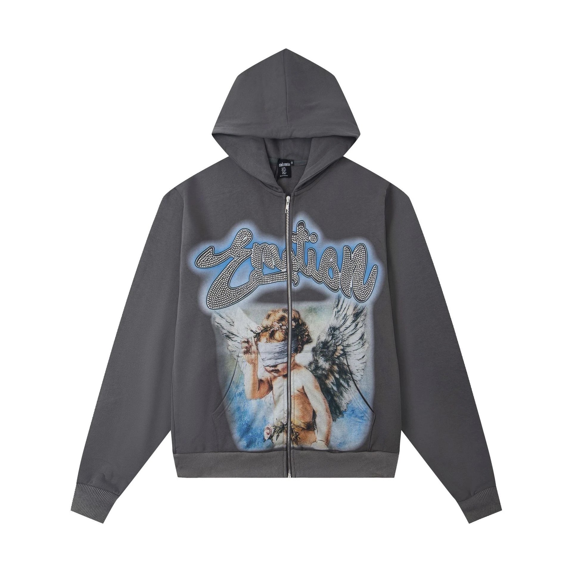 Mixed Emotion Hoodies & Sweatshirts Graphic Zip-Up Hoodie — 21