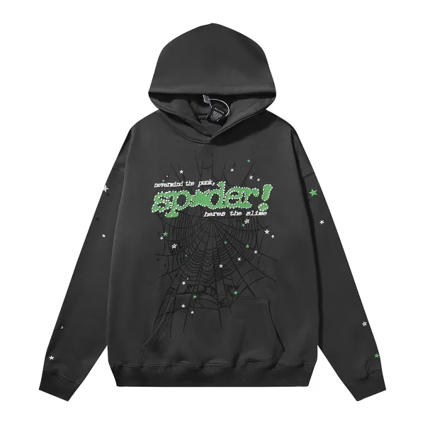 Spider! Graphic Hoodie Black - 1