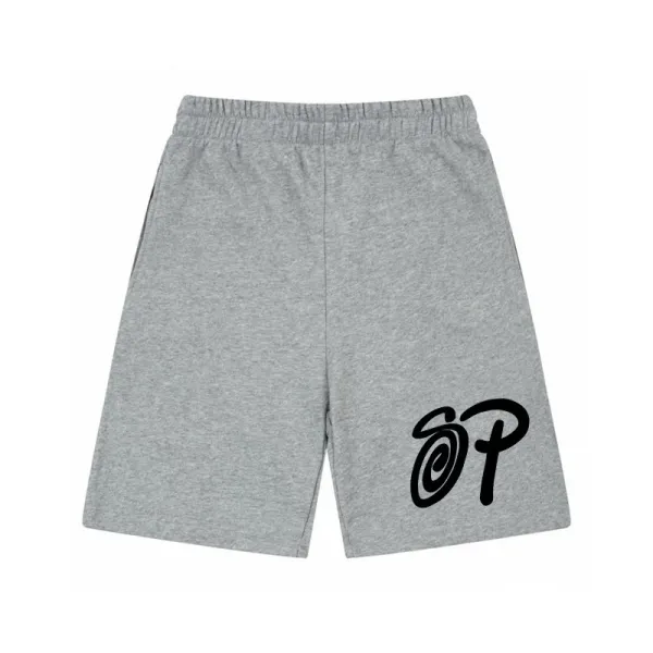 Philipp Plein PP Logo Gray Sweatshorts - 1