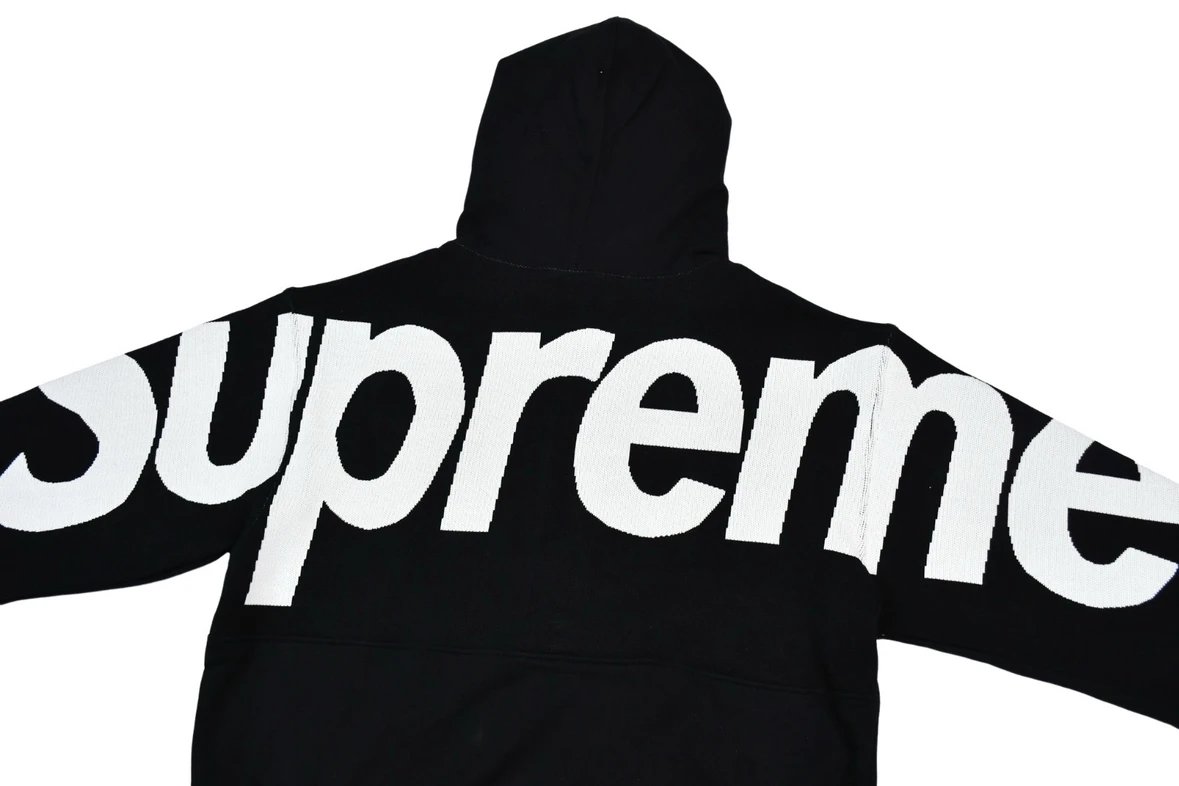 Comme des Garçons Play x Supreme Hoodie Gray Red White - 10