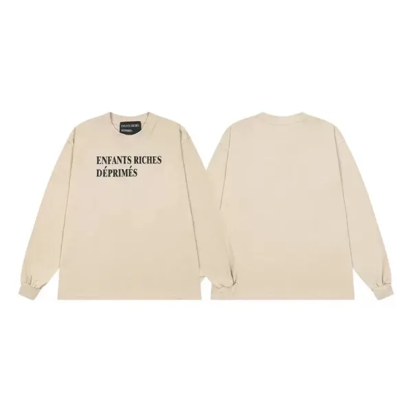 Enfants Riches Déprimés Long Sleeve Tee Beige T-Shirt - 1