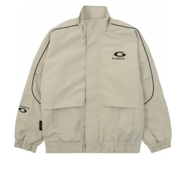 Balenciaga G-Logo Windbreaker Beige Jacket - 1