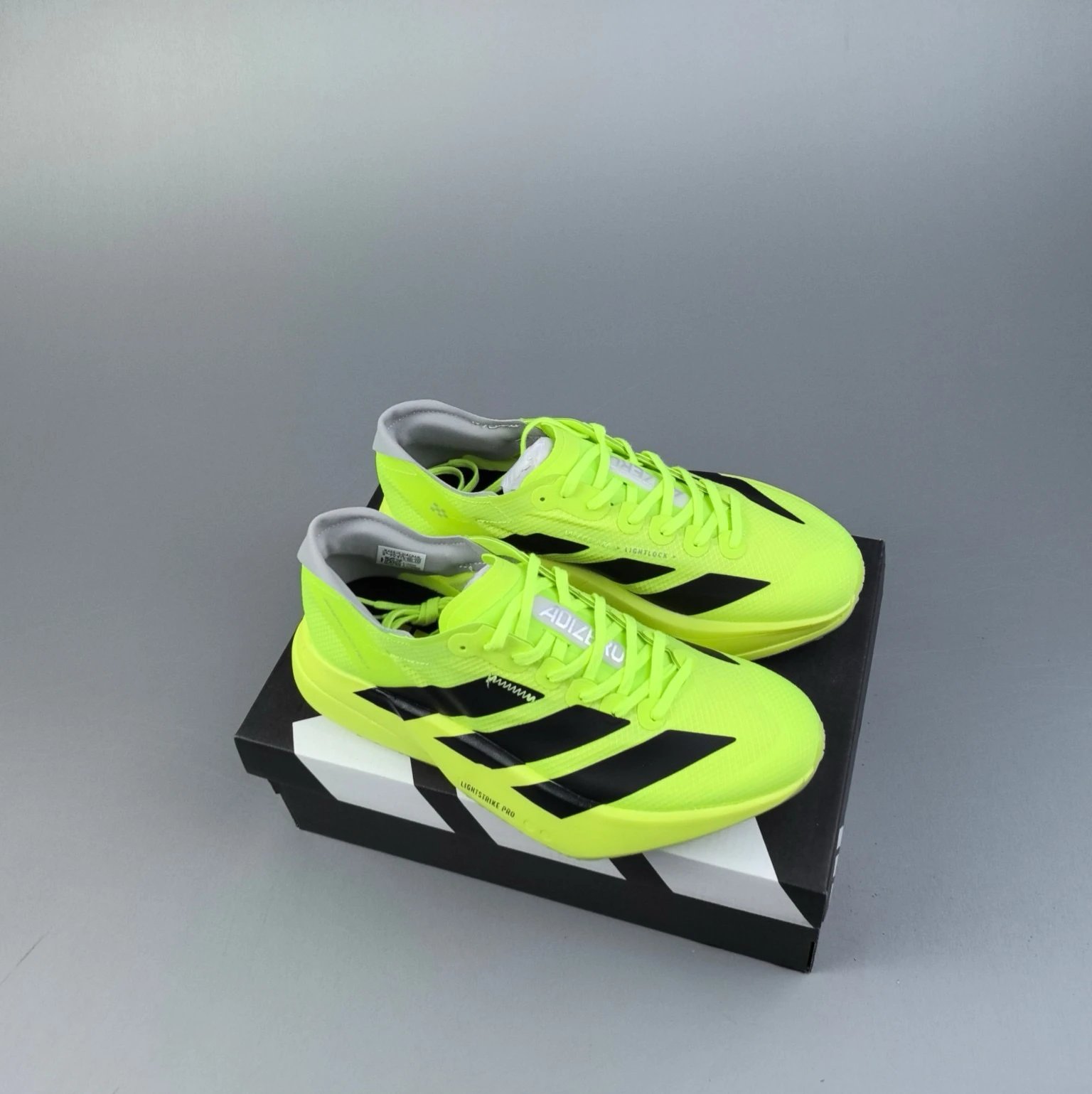 Adidas Lightstrike Pro Neon Yellow Running Shoes