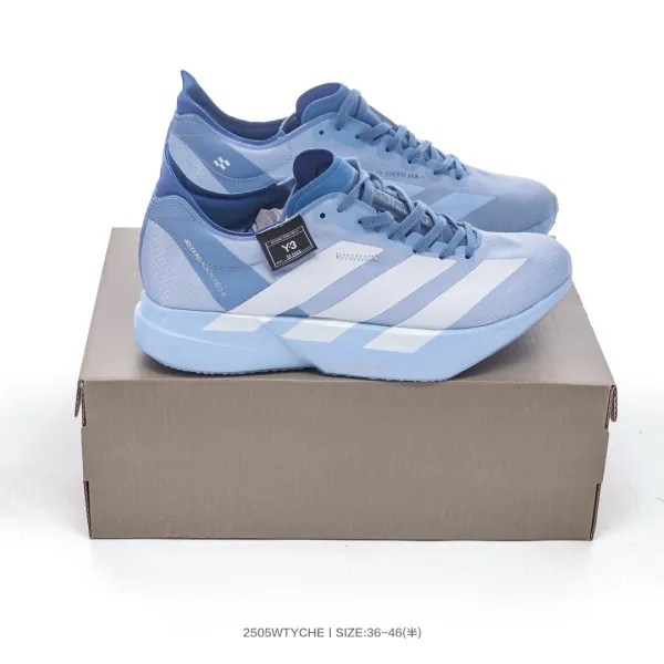 Adidas Y-3 Adizero Takumi Sen 4 Blue Running Shoes - 1