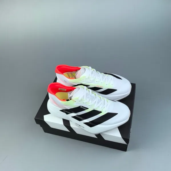 Adidas Adizero Lightstrike Pro White/Black/Neon Green Running Shoes - 1