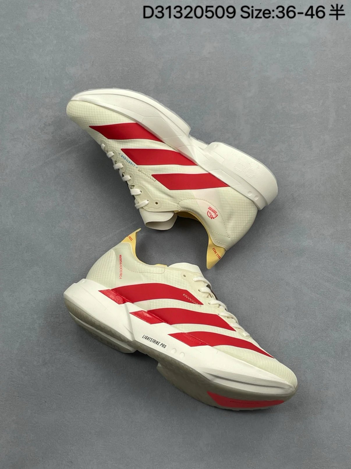 Adidas Lightstrike Pro Neon Yellow Running Shoes - 13