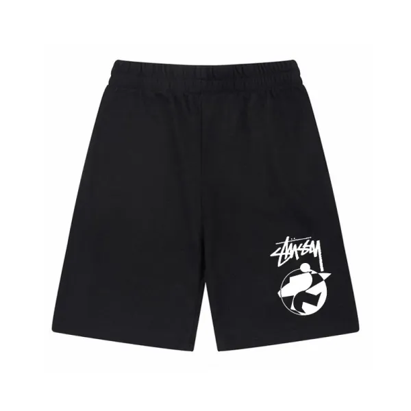 Stüssy Soccer Logo Shorts Black - 1