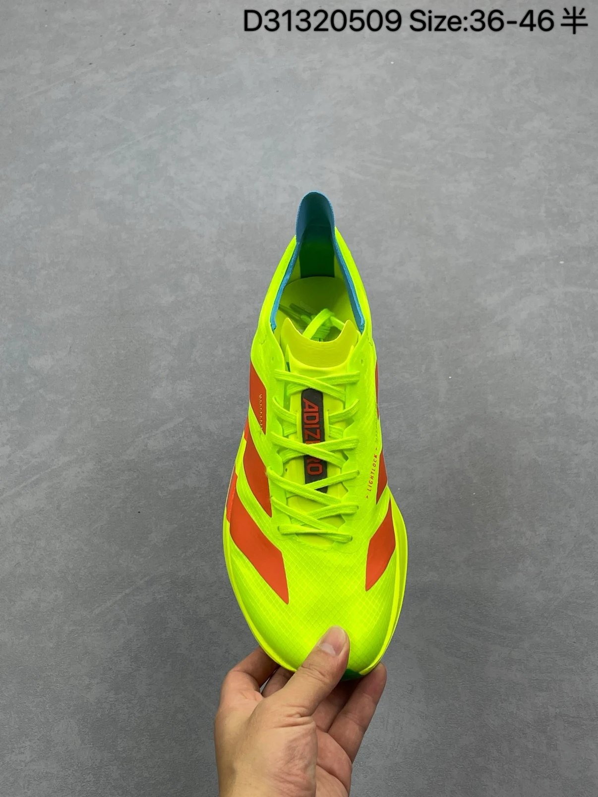 Adidas Lightstrike Pro Neon Yellow Running Shoes - 15