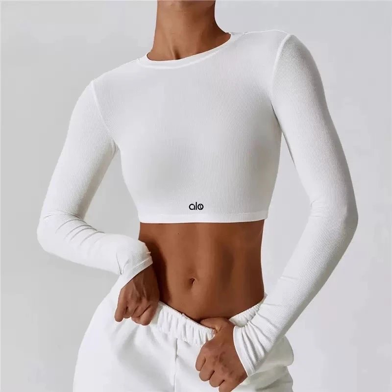 Yoga long sleeved white