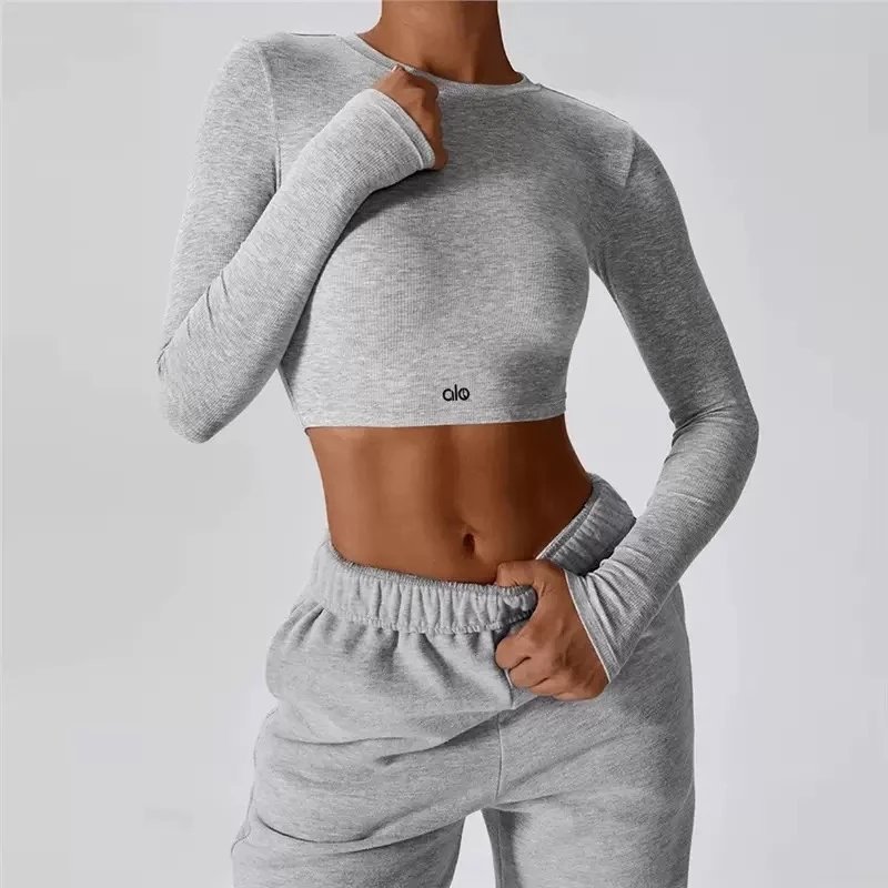 Yoga long sleeved gray