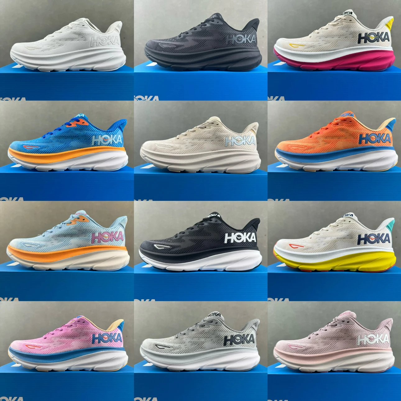 HOKA ONE ONE Clifton 9 克里夫顿9系列 合集WhatsApp：+86 13055698157 - 131188