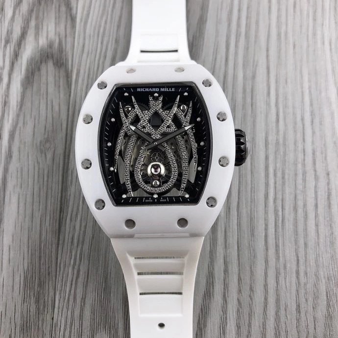 Ceramic White Case White Strap