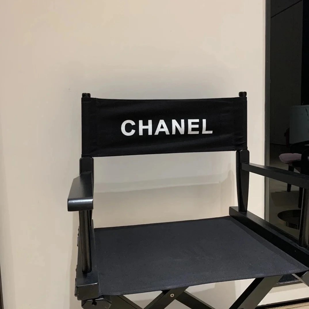 Chanel Logo Director's Chair