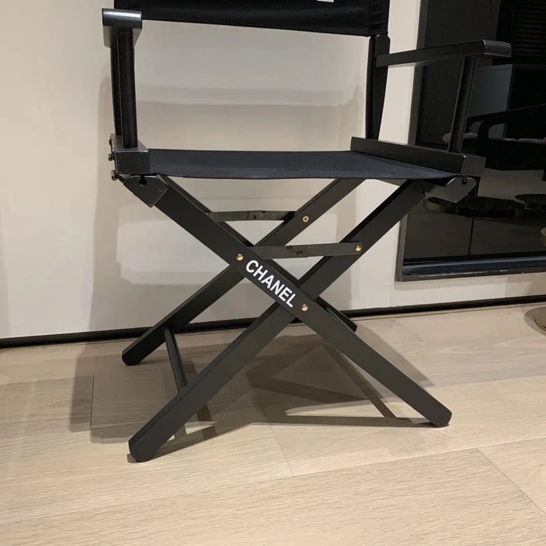 Chanel Logo Director's Chair