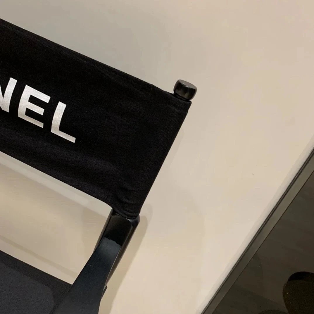 Chanel Logo Director's Chair